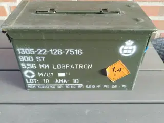 Militær . Kasse til patroner 