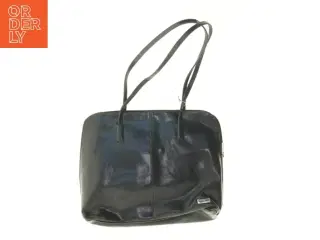 Sort skuldertaske fra Belsac (str. 41 x 31 x 8 cm)
