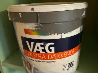 Vægmaling grå mørk