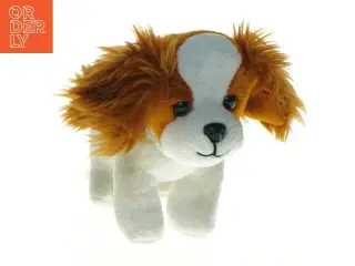 Hvid og brun plysløve fra Our Generation (str. 18 x, 14 cm)