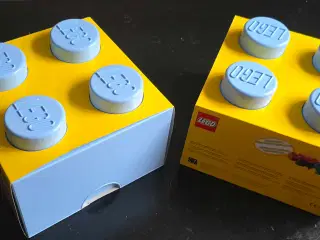 LEGO opbevaring 4 knobs, lyseblå