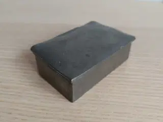 Gammel Gillette tinæske 