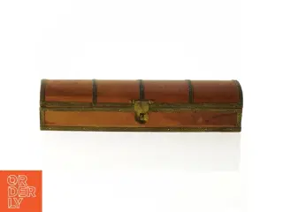 Cigar æske Træ og Metal (str. 22 x 5 cm)