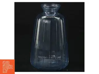 Blå glasvaser (str. 11 x ø, 7 cm)