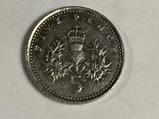 5 Pence England 2005