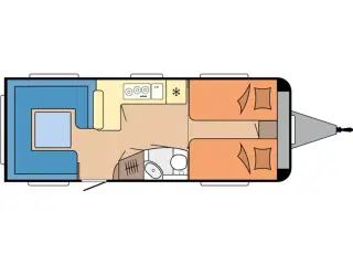 2025 - Hobby Prestige 620 CL   Mega lækker campingvogn fra HOBBY