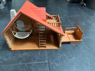 Sylvanian træhytte med terrasse