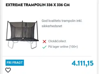 Extreme trampolin 336x336 cm