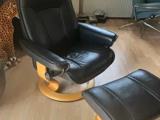 Stressless stol med fodskammel