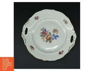 Porcelænsfad med håndtag fra Bucka & Nissen (str. 26 cm)