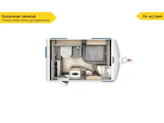 2026 - Fendt Bianco Activ 390 FHS   Lækker rejsevogn med fast dobbeltseng fra Hinshøj Caravan