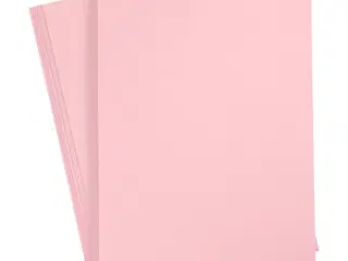 Karton, A4, ark 210x297 mm, 210 g, rosa, 10ark/ 1 pk.