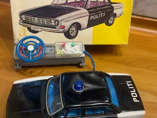 Gammel Politibil med fjernbetjening