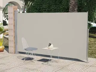 Sidemarkise til terrasse 160x300 cm cremefarvet