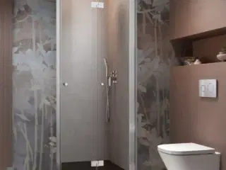 Ny Strømberg Noma 180 nichefoldedør, 900mm højre x 2m