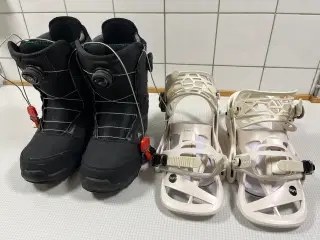 Burton snowboard støvler og bindinger
