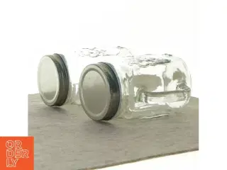 drinksglas med låg (str. 13 x 7 cm)