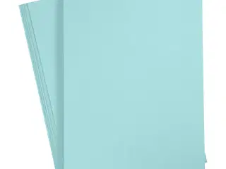 Papir, A4, ark 210x297 mm, 80 g, lyseblå, 20stk./ 1 pk.
