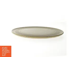 Rund beige tallerken (str. Ø 26 cm)
