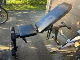 Træningsbænk med justering