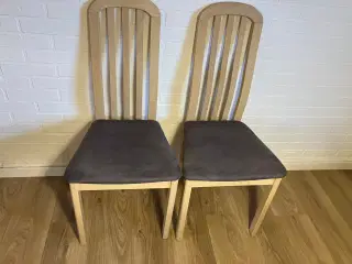 Spisebordsstole samlet pris for begge 