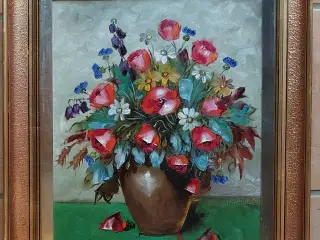 HARRIET HANSEN - ( 1920-1987 )- oliemaleri