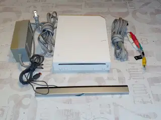 Nintendo Wii konsol inkl kabler