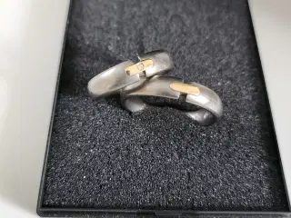 Titanium ringe 1 med sten 