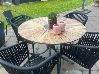 Havebord og stole