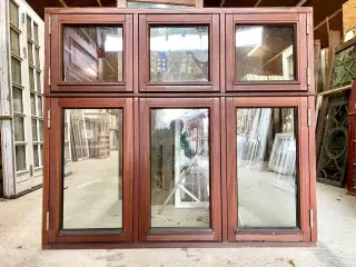 Stort 3-fags Dannebrogsvindue m. termo