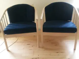 2 nye stouby hvilestole i behandlet bøgetræ