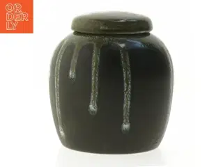 Keramisk krukke med låg (str. 10 cm)