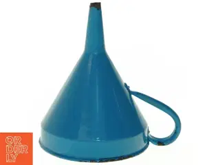 Emaljeret tragt (str. H 17 cm, ø. 12,5 cm)