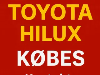 Toyota Hilux købes