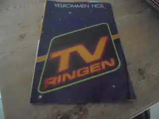 20-siders farvebrochure fra TV-ringen – ca. 1980