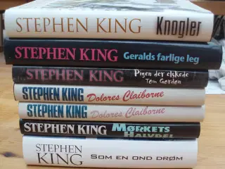 Stephen King Hardback bøger