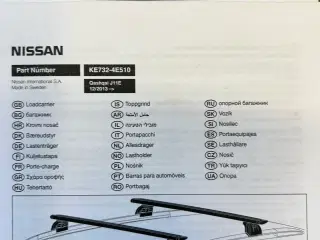 Tagbøjler Nissan Qashqai 