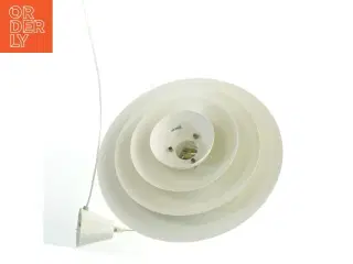 Hvid pendel lampe (str. Ø 40 cm)