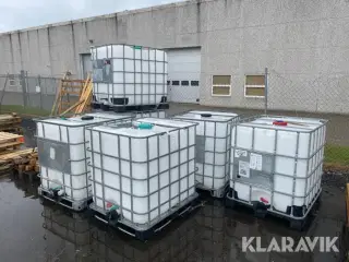 Vandbeholdere 1000 Liter 6 styk