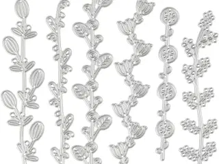 Skære- og prægeskabelon, blomsterranker, str. 143x123 mm, 1 stk.