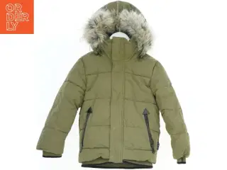 Vinterjakke med hætte og faux fur fra Molo (str. 110)