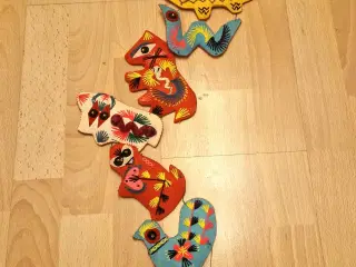 Vintage kinesisk zodiac ophæng med 12 figurer