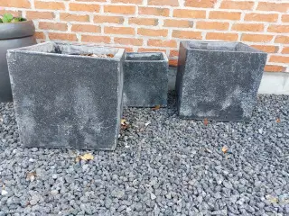 Udendørs krukker 4 stk