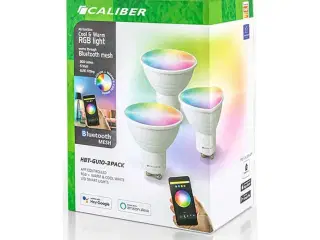 Caliber GU10 Smart Home 3 pack LED-pærer hvid/multi