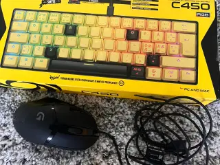 NOS C450 keyboard inkl Logitech mus