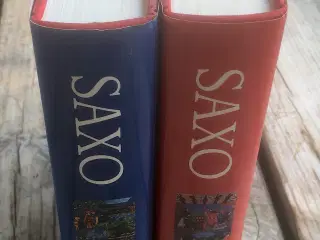 Saxo: Danmarkskrøniken bind 1+2,