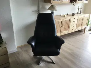 Lenestol læder Hjort knusden