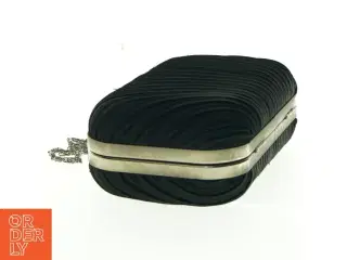 Sort aften clutch (str. 16 x 10 cm)