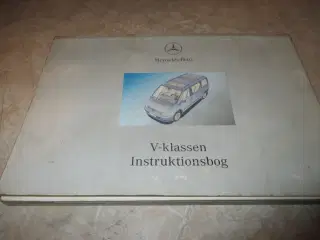 Instruktionsbog   Mercedes  V -Klassen