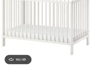 IKEA Børneseng Gulliver incl. madras m.m